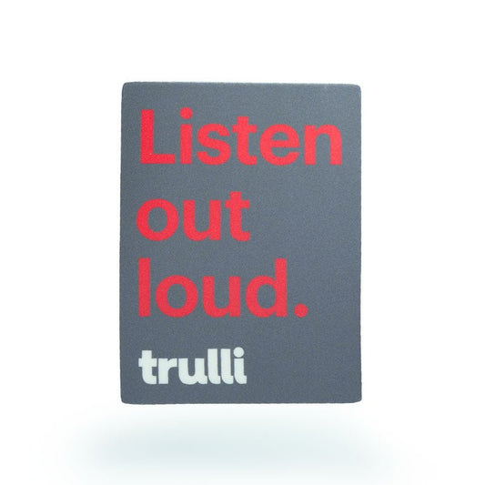 Trulli Listen Out Loud Square Sticker Pack